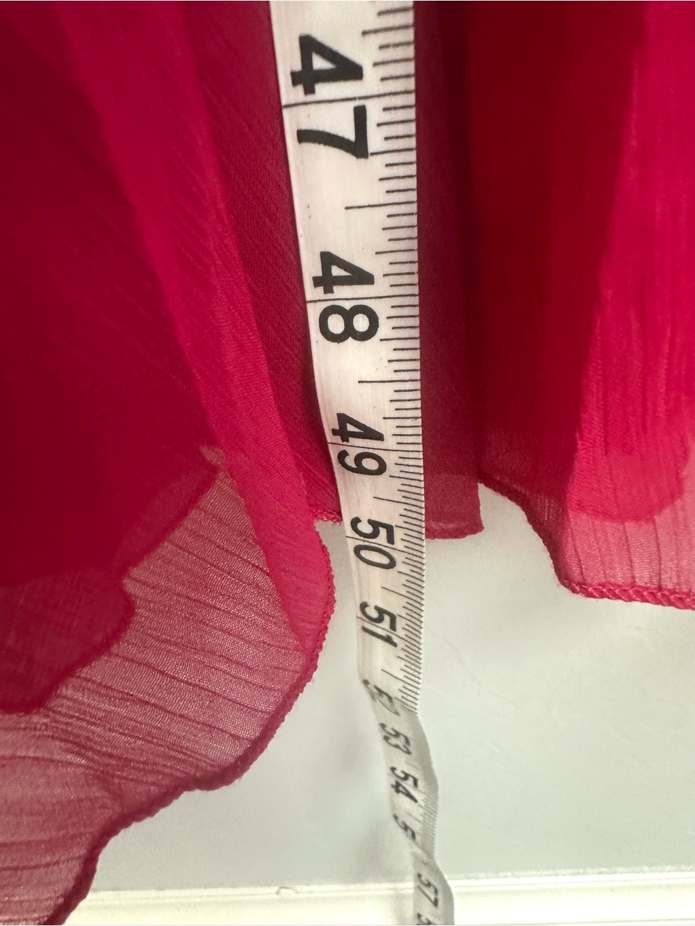 Zara Fuchsia Pink Pleated Maxi Dress Twist Front Long Sleeve XS - Picture 6 of 13